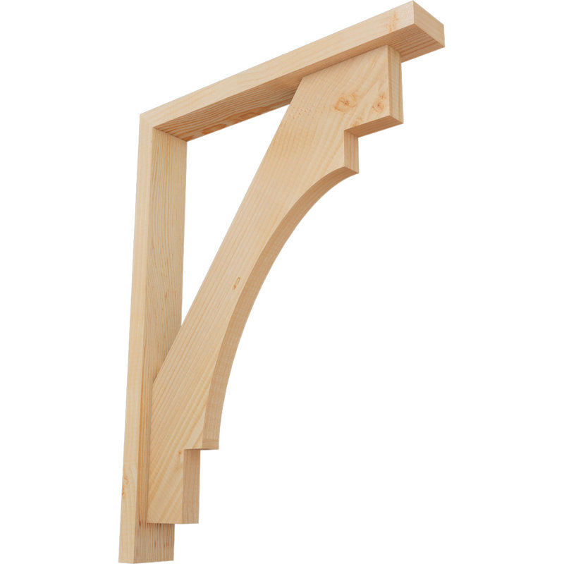 Support Merced Block avec support décalé, 32 x 24, Sapin Douglas de l 3 1/2 (lisse)