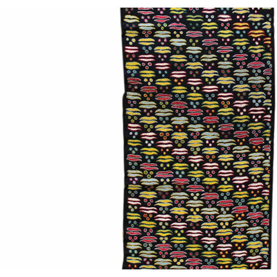 New Suzani One-of-a-Kind 1'8" X 11' Area Rug