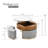 Lift Top Extendable 3 Storable Stools Sintered Stone Coffee Table with Storage-271548678