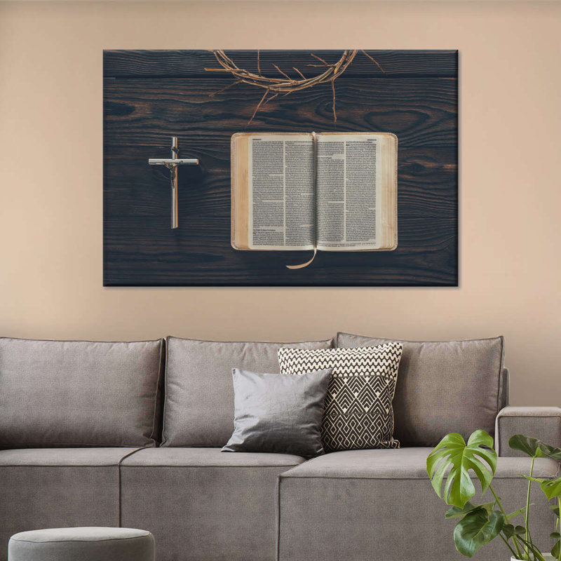 " Bible Canvas Print ", 8" H x 12" W x 1" D
