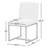 19'' H Boucle Upholstered Side Chair