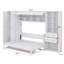 Lit escamotable Murphy avec placard, tiroirs et tablettes-114072537-114072541