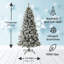 Anastaisha 6.99' H Artificial Christmas Tree