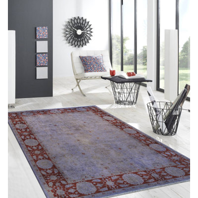 Lahore Performance Hand Knotted Wool Oriental Indoor Rug