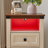 Nightstand Set of 2 With Charging Station And Led Light 