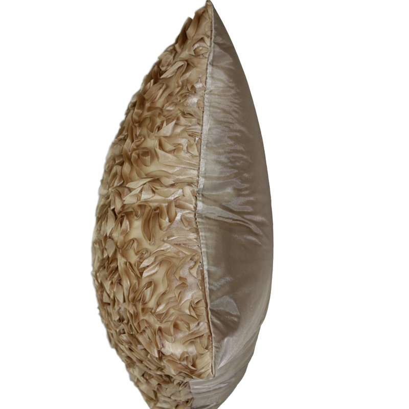 Housse de coussin Silky Abstract, Beige