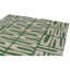 Flatweave Wool Area Rug in Green And White