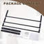 3-Tier Stainless Steel Wall Mounted Towel Rack With Concealed Mounting Hardware-123321984-111702375