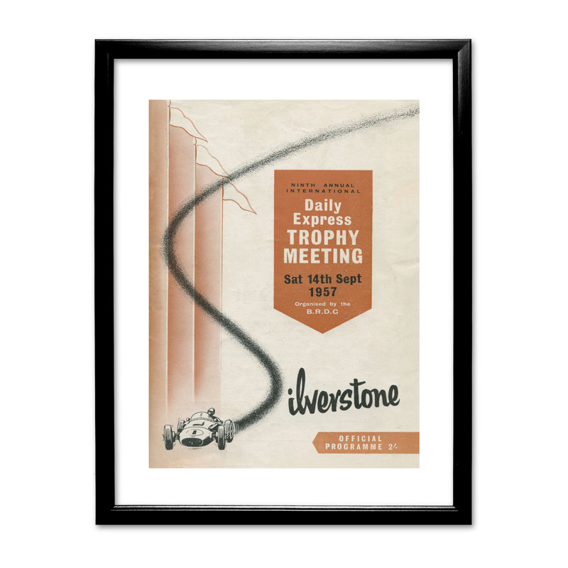 Single Picture Frame Print, Black