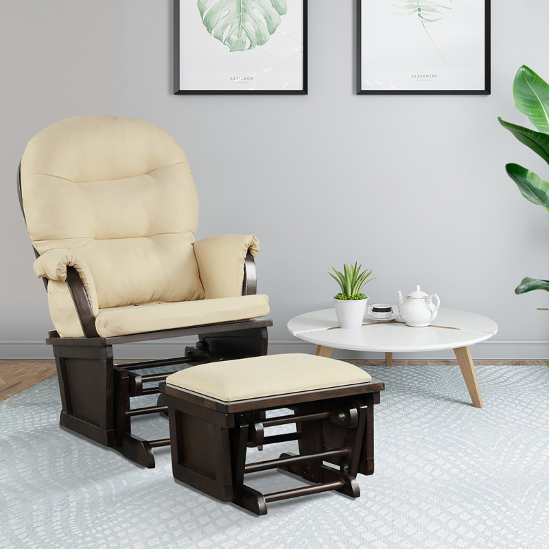 Chaise berçante Abdifatah, Beige