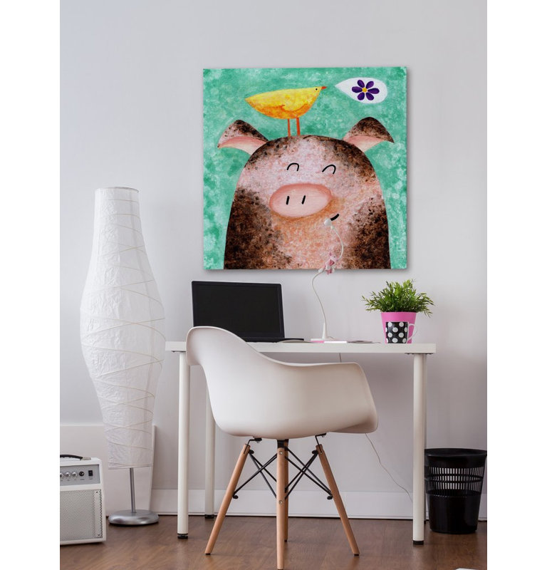 Janet Nelson - Wrapped Canvas Painting, 81cm H x 81cm W x 3.81cm D