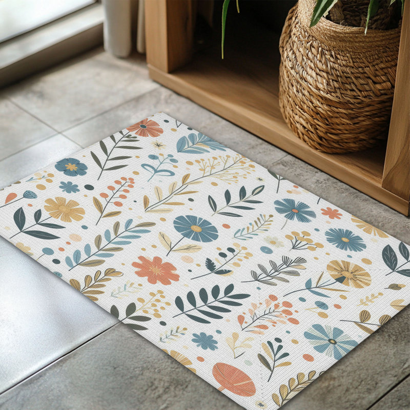 Tapis tressé Sunshine Bloom Fest, Rectangulaire 3 pi x 5 pi