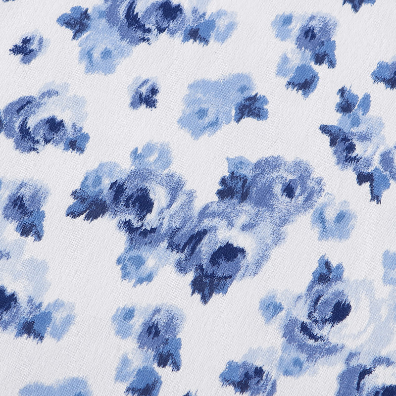Brushed Cotton Flannel Sheet Set, Twin Sheet Set with 1 Pillowcase, Emelisa Blue