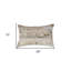 Ensemble de deux coussins décoratifs lombaires en peau de vache 12 "X 20" avec paillettes