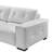 7 Piece Breathable Leather Sectional Modular Sofa with Two Removable Ottomans-352196890