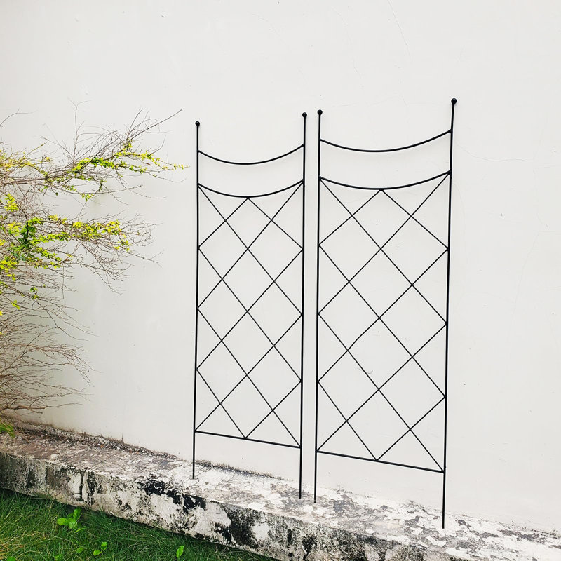 115cm H x 38cm W Metal Lattice Panel Trellis