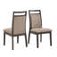 Chaise parsons Charan en gris