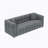 Comfortable Fleece Sofa with Throw Pillows and Sturdy Construction for Relaxation-1065552680