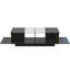 Calep Trestle Coffee Table with Storage-1244097562