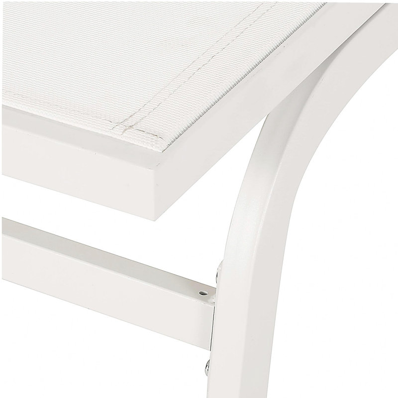 FINN CHAISE LUNGE, Blanc