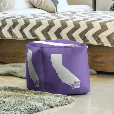 Repose-pieds cube san diego californie