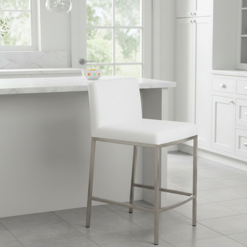 Tabouret Aelta 26 po, Blanc