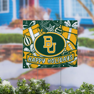 Baylor University Yard Sign, Holiday