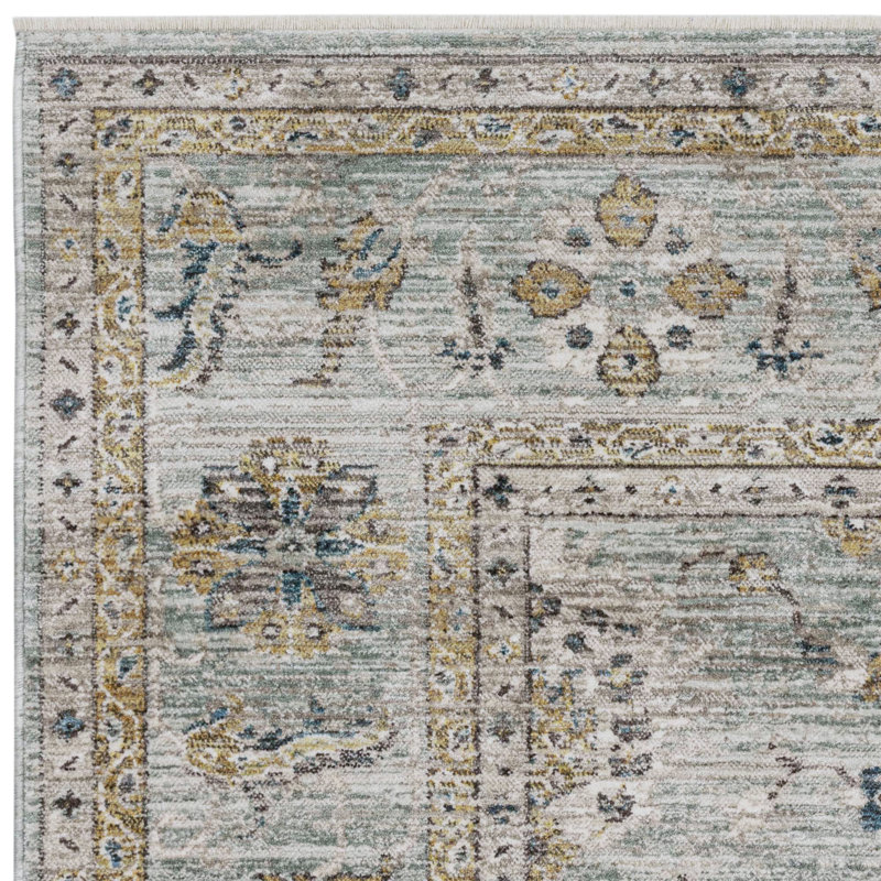 Chavonda Power Loomed Persian Teal Area Rug, Rectangle 160 x 240cm