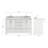 Stafford 61 " W Freestanding Standard 2 Double Vanity Bathroom Vanity With Carrara Marble Top-138338150-93359393