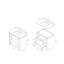 TileBar Studio Vanities Callum Natural Ash Vanity with Carrara Marble Top-1243495243