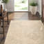 Cloud Floral Area Rug in Beige/Silver/White-40705605