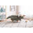Bough 14.17" Wide Faux Leather Dinosaur Storage Ottoman