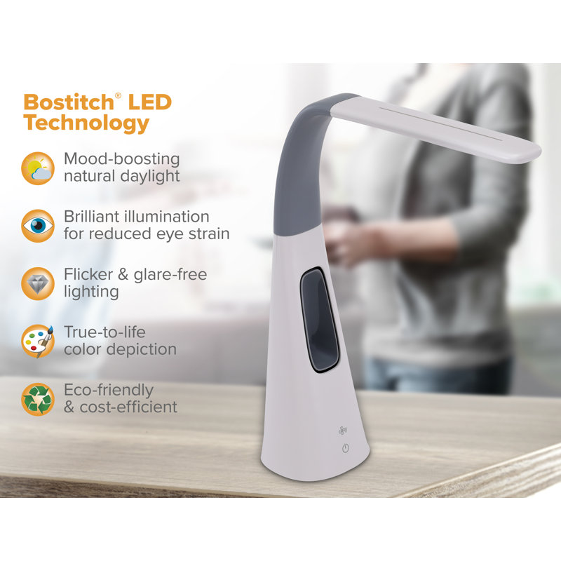 Lampe de bureau verte 7,87 po USB