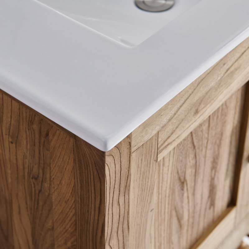 Solid Wood 30'' Single Bathroom Vanity Set