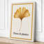 Gilded Ginkgo Leaf Botanical - Wrapped Canvas-1064043982-1064043981