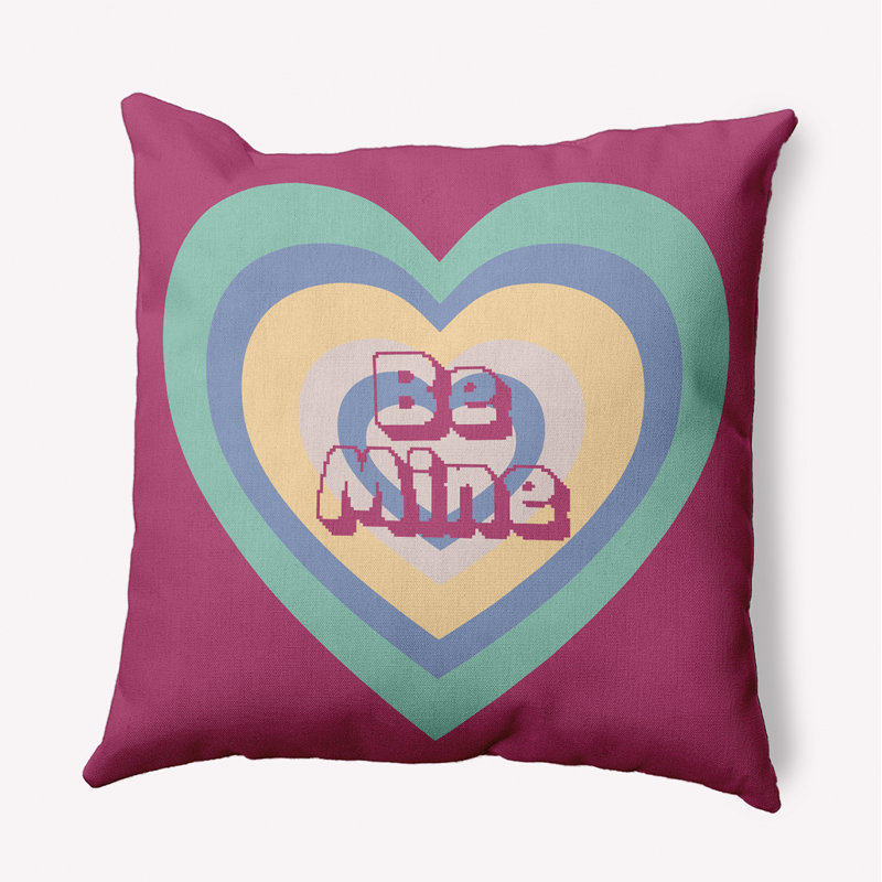 Reversible Throw Pillow, 26"H x 26"W, Square