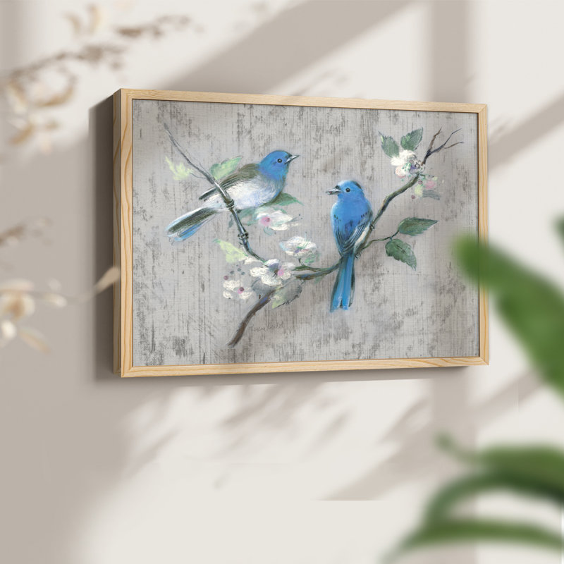 Chanson du printemps I - reproduction encadrée - réarmable, H 8 po x l 10 po, Naturel