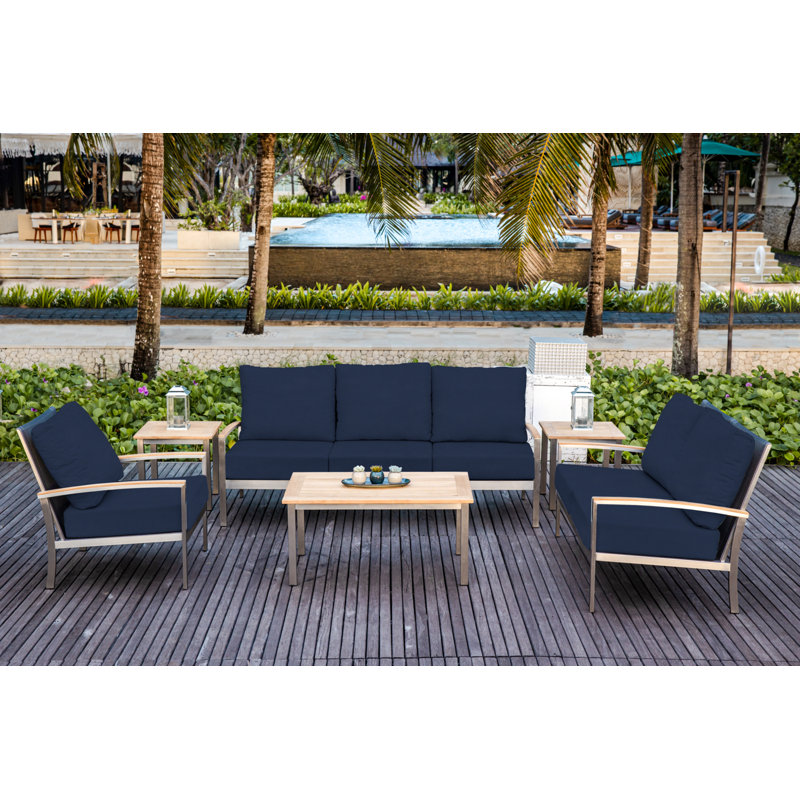 Avanti Stainless Steel Sling Outdoor Deep Seating 2 - Seater, Spectrum Sand