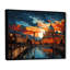 Popart Rome Cityscape, reproduction d'art sur toile-779849940-779612988
