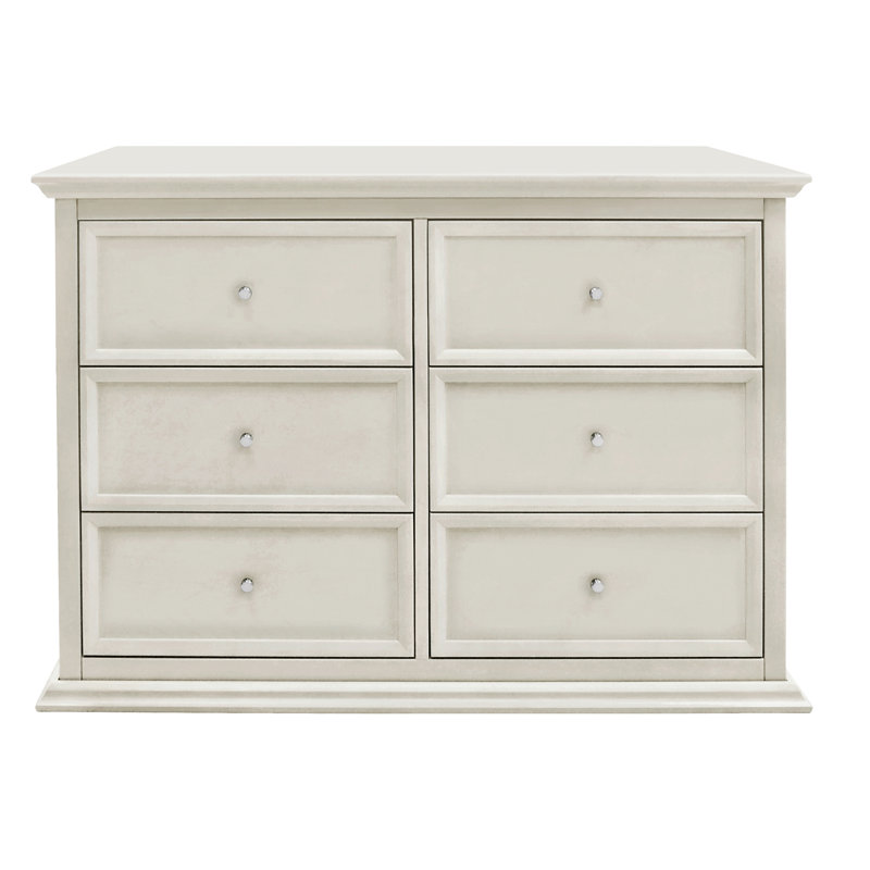 Foothill 6 Drawer Dresser, Dove White