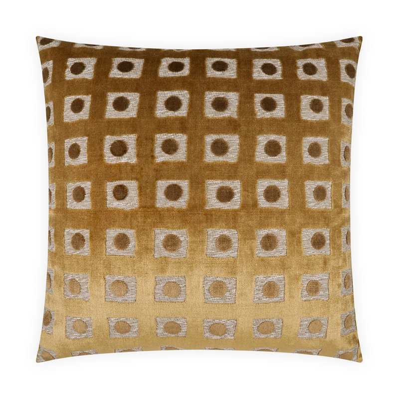 Domino Throw Pillow, Square 20", Topaz