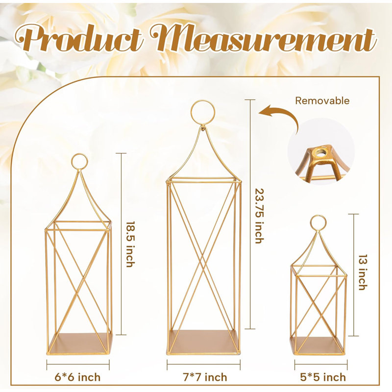 23.75'' H Metal Lantern
