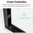 48 In W * 72 H Semi- Double Sliding Shower Door, 6Mm Thick Tempered Glass, Matte Black, Waterproof & Stylish Bathroom Partition 44"-48" Adjustable Decoration