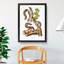 Migratory Squirrels by J.W. Audubon - Picture Frame Painting Print-55739888-55739893