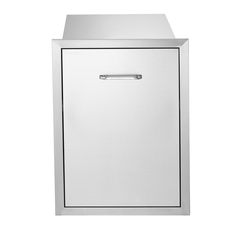 Stellweilan Pull Out Trash Drawer with Pull-Out Tray