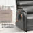  Dual Motor Lay Flat Power Lift Recliner Chair for Elderly, Breathable Faux Leather Electric Lift Chairs for Adults, 400lbs Heavy Duty Power Recliner with Heat Massage Charging Ports, Grey-129176067-129176068