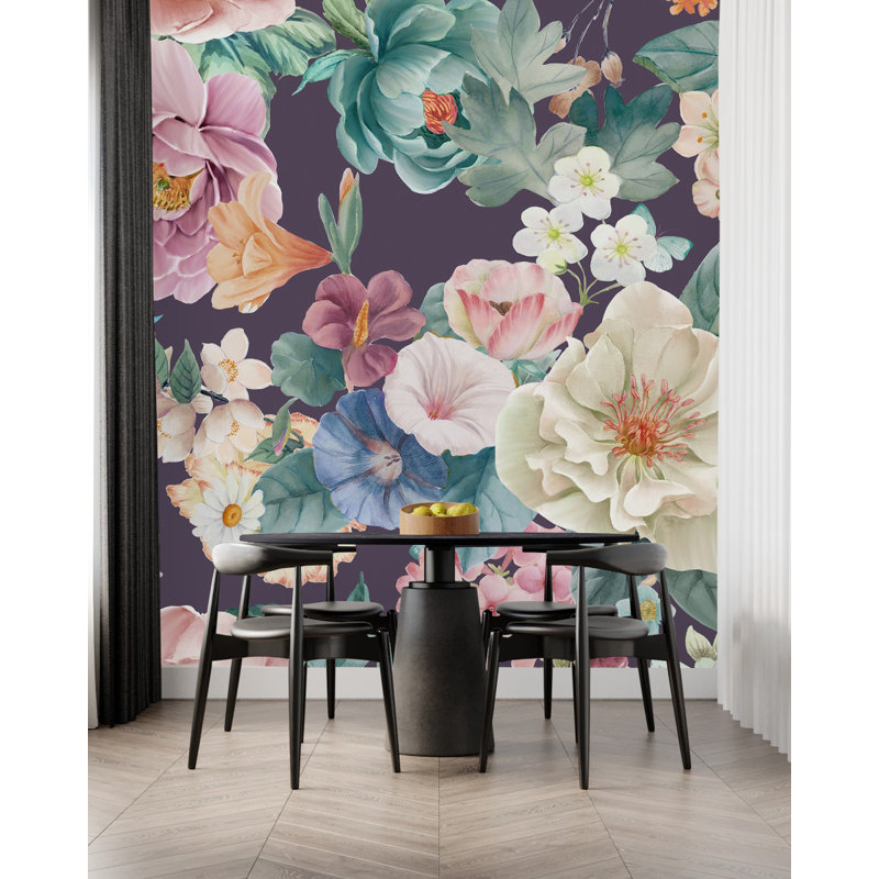 Peel & Stick Wall Mural, 10.42' W x 10.42' L