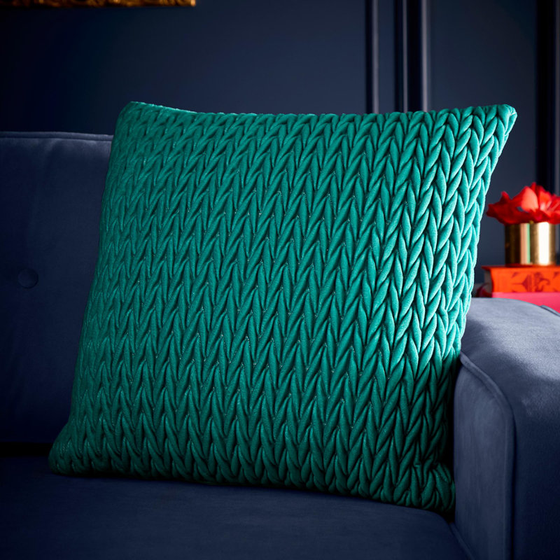 Laurence Llewelyn-Bowen Amory Cushion Cover Fuchsia, Jade