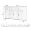 Buffet multifonctionnel en bouleau American Country