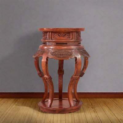 Rosewood flower stand Chinese flower pot storage